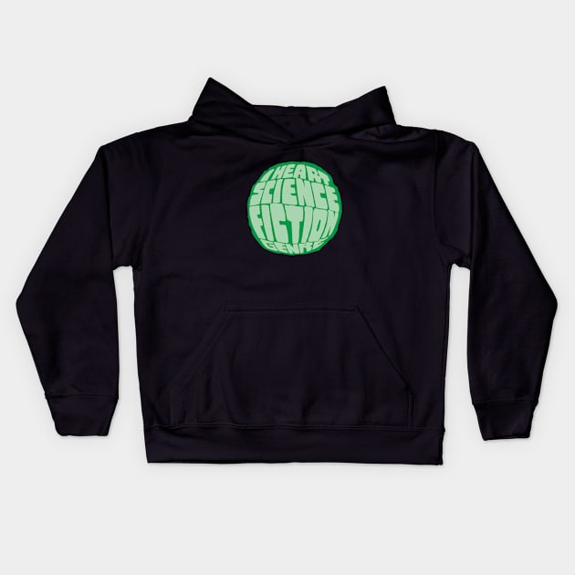 Science Fiction - Simple  Design Kids Hoodie by FutureHype